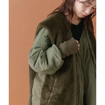 kastane 멀티웨이 베스트 포함 밀리터리 코트