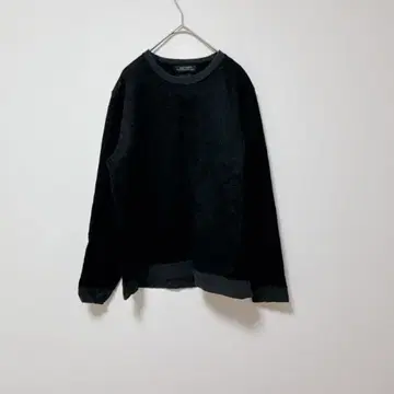 나노 유니버스 [ M ] 풀오버/헤링본 무늬 리브 캐주얼 긴팔