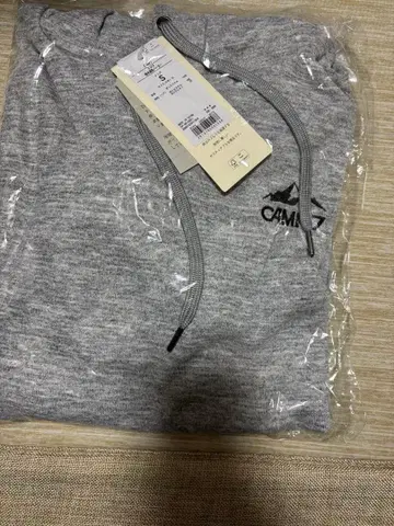 CAMP7 그레이 S 사이즈 후드티