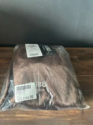 subu 빔즈 한정판 인조 모피 다크 브라운 미사용