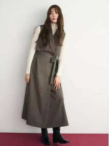 프레이 아이디 라펠 테일러드 원피스