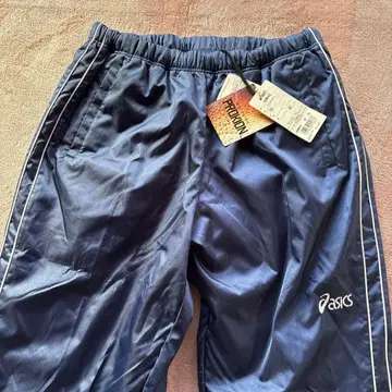 아식스 방한 윈드브레이커 바지