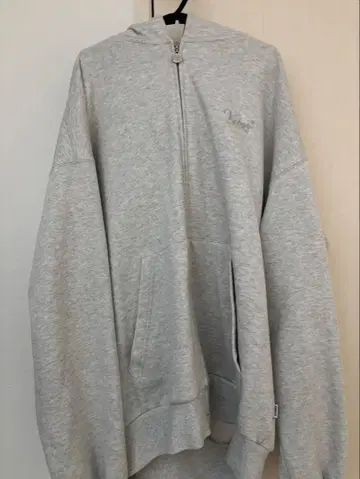 Keboz 그레이 풀 집업 후드티 L 사이즈