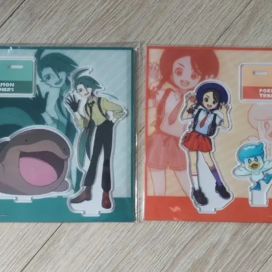 포켓몬스터 푸름 칠리 트레이너 아크릴 스탠드 포켓몬센터 굿즈