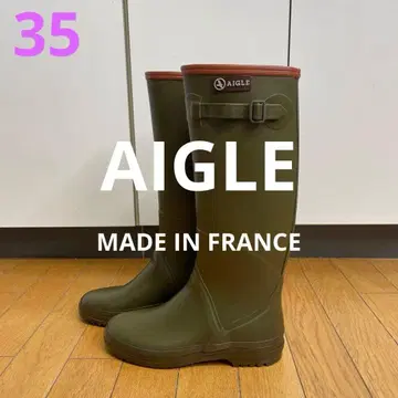 AIGLE 에이글 러버 부츠 여성 사이즈 35