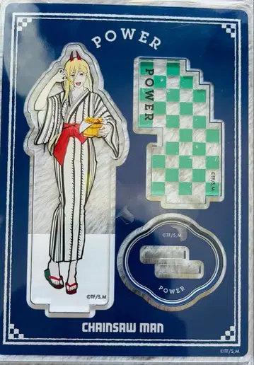 체인소 맨 파워 아크릴 스탠드 극락탕