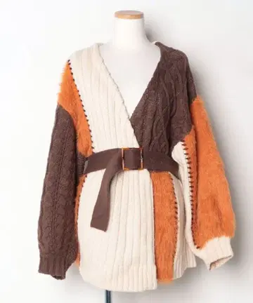 MURUA 믹스처 카슈쿨 니트