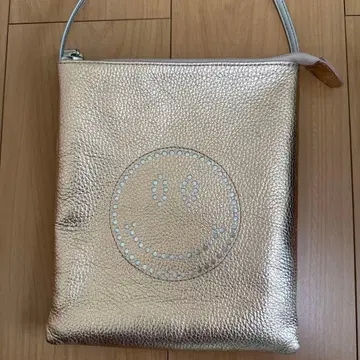 살롱 드 알파드 스마일 미니백 새상품급 핑크 골드