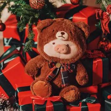 크리스마스 세일 아기 돼지 LULU - 25CM TEDDY 베어