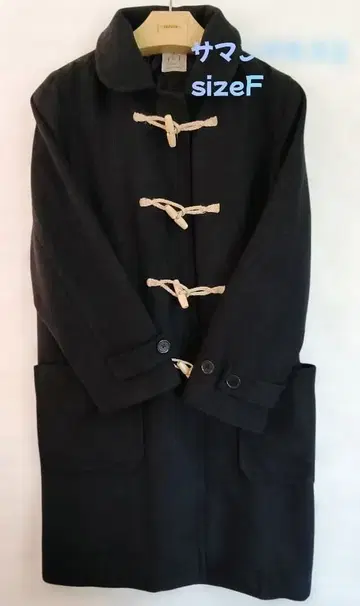 다크 그레이 더플 코트 sizeF