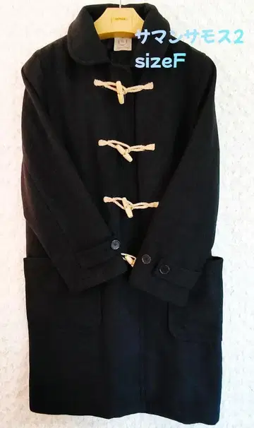 다크 그레이 더플 코트 sizeF