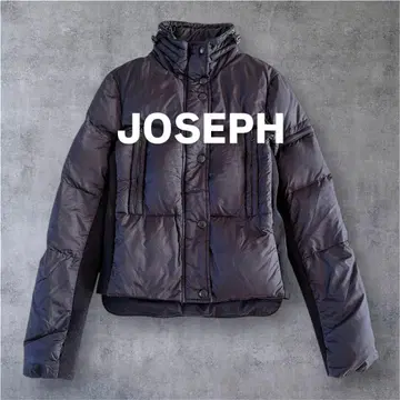 [ 새상품급 ] JOSEPH 사이드 리브 다운 자켓 블랙 36