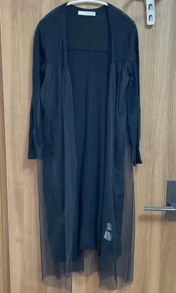 Boujeloud 튤 롱 가디건