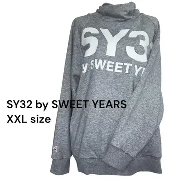 SY32 by SWEET YEARS 그레이 후드티 XXL