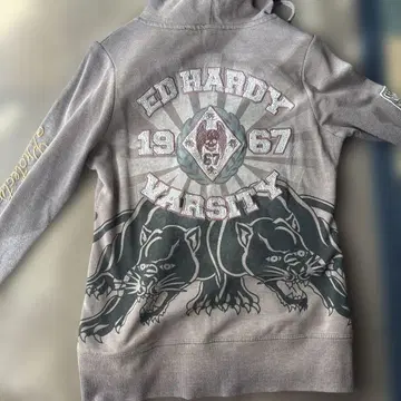 ED HARDY 지퍼 후드티 y2k 헤이세이 갸루