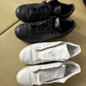 스탠스미스 블랙&화이트 스니커즈 세트 US11