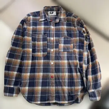 ENGINEERED GARMENTS 긴팔 플란넬 셔츠 체크 무늬 S