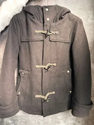 FREAK'S STORE/블랙 숏 더플 코트