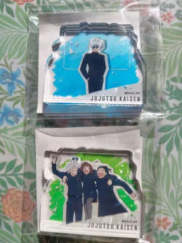 주술회전 아크릴 미니 피규어 2개 세트