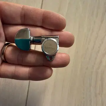 GOTOH 매그넘 락 기타 페그 6개 세트 실버