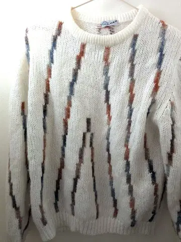 빈티지 스트라이프 니트 스웨터