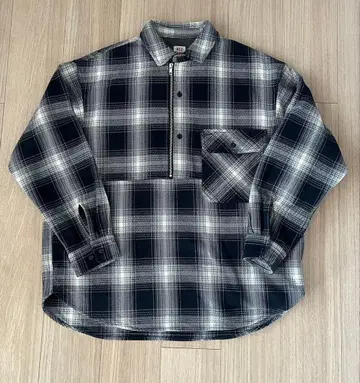 23FW FREAK'S STORE 레드 카멜 하프 지퍼 셔츠 M