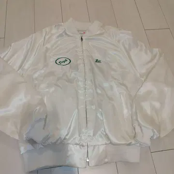 Doyle Bill 새틴 점퍼 화이트 데드스탁