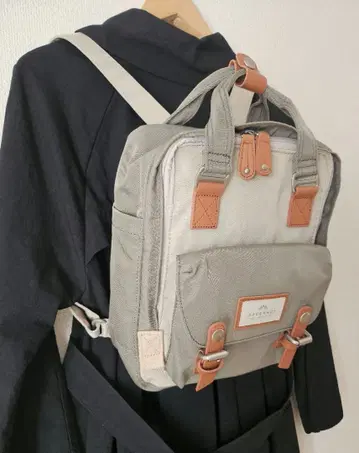 DONUT 내수성 멀티 포켓 미니 백팩 마카롱 미니