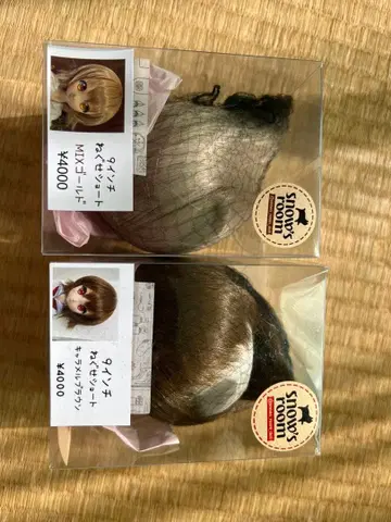 딜러제 9인치 인형 가발 2개 세트