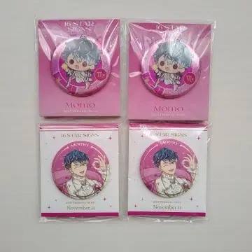 아이나나 벌스데이 스토어 캔뱃지 4개 모모