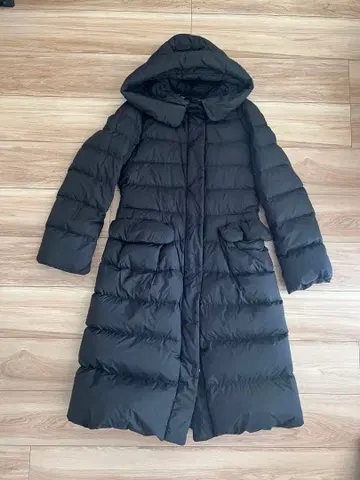 UNIQLO J 후드 부착 롱 다운 자켓