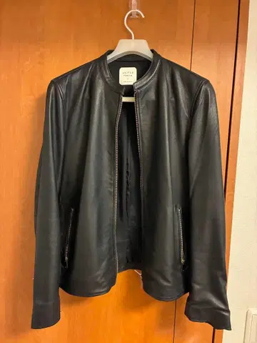 UNITED TOKYO 블랙 가죽 자켓 사이즈 3
