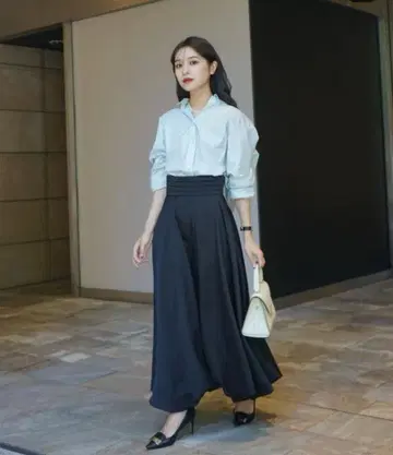 Waist Drape Balloon skirt