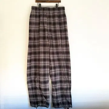 X-girl 엑스걸 체크 롱 팬츠 M 사이즈
