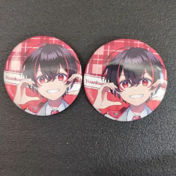 컬러풀 피치 유안군 파라피치 캔 배지 2개