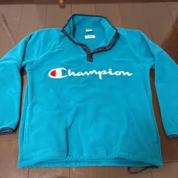 Champion 터콰이즈 플리스 풀오버 M