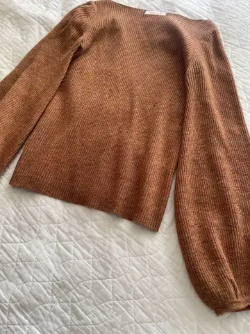 DEMYLEE 론 헤르만 브라운 니트 S 사이즈