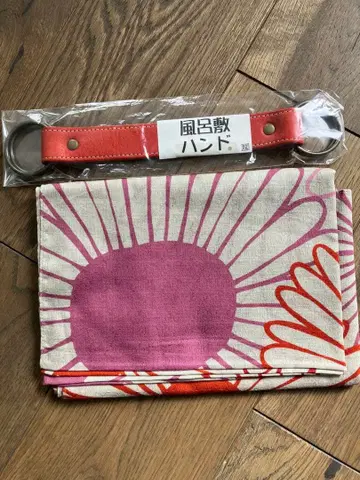 꽃무늬 보자기와 핸들 세트