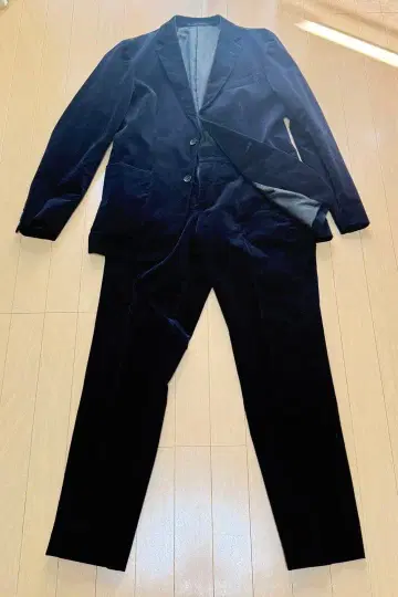 GU 코듀로이 셋업 네이비 L