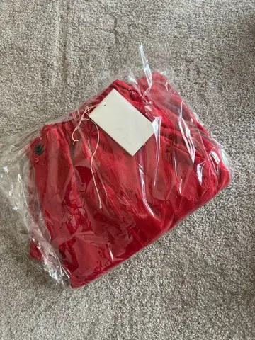 SWITCHING SMOOTH KNIT PANTS(RED)