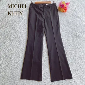 미쉘클랑 [ M ] 블랙 플레어 팬츠 캐시미어 심플