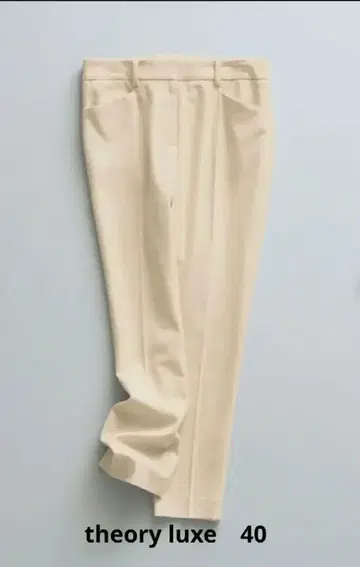 띠어리 럭스 울 아이보리 슬랙스