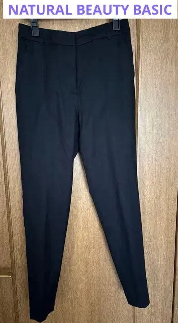 NATURAL BEAUTY BASIC 팬츠 블랙