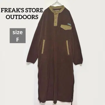 FREAK'S STORE OUTDOORS 사이드 지퍼 플리스 원피스