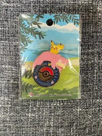 포켓몬 센터 카가와 슬로우 스타터 핀 배지 야돈