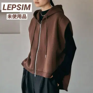 미사용품 LEPSIM 퍼프 에어 WZIP 베스트 공식 완판 브라운