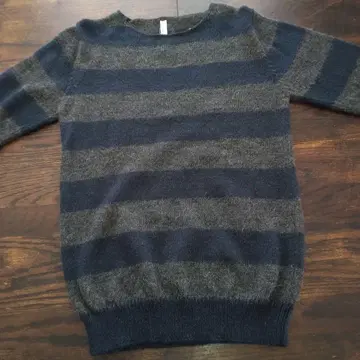 알파카 70% 울 30% 긴팔 니트 스웨터 VAN DER STRAETE