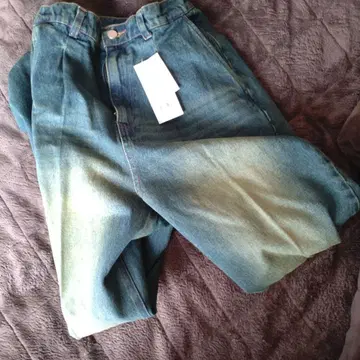 그라데이션 데님 하이웨스트 S