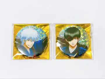 은혼 교토 부루룬 체재기 캔뱃지 긴토키 히지카타 세트