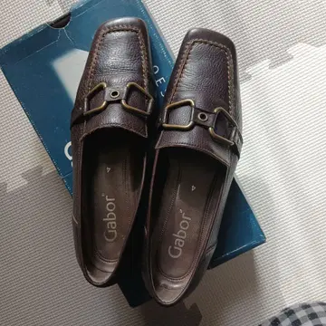 Gabor 브라운 가죽 로퍼 4